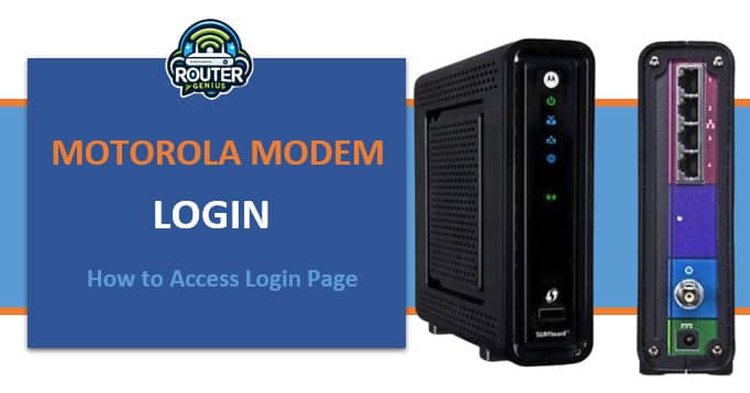 Motorola router login