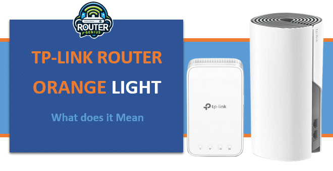 tp link router orange light