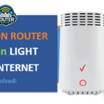 verizon router green light no internet