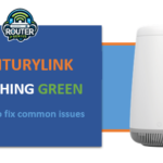 centurylink modem flashing green