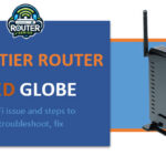 frontier router red globe