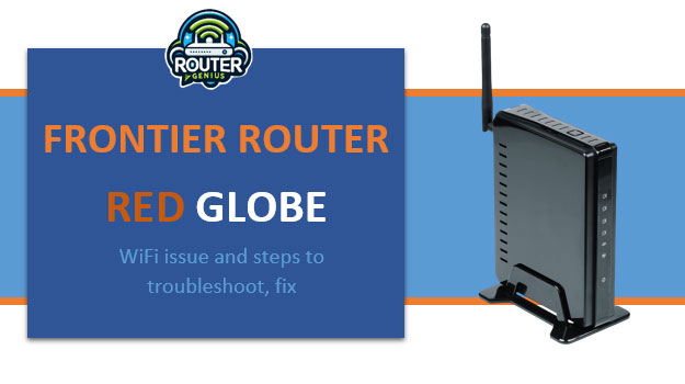 frontier router red globe