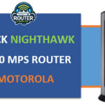 Black Nighthawk 1000mps router Motorola