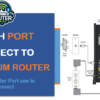 WHICH PORT USE TO CONNECT SPECTRUM ROUTER