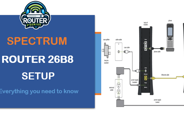 Spectrum Router 26b8 setup