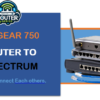 How to connect Netgear 750 to Spectrum Modem